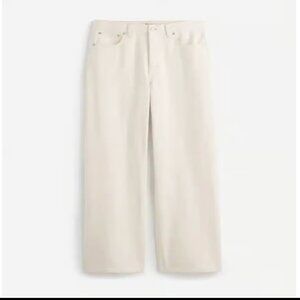 BRAND NEW NEVER WORN Madewell Low Slung Baggy Jeans in Vintage Ivory Size 27